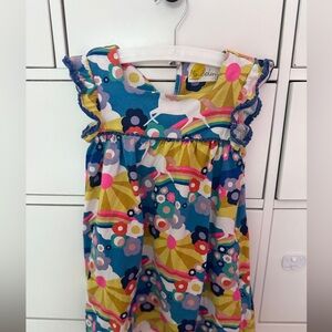 Mini Boden Multicolor Floral Kids Dress